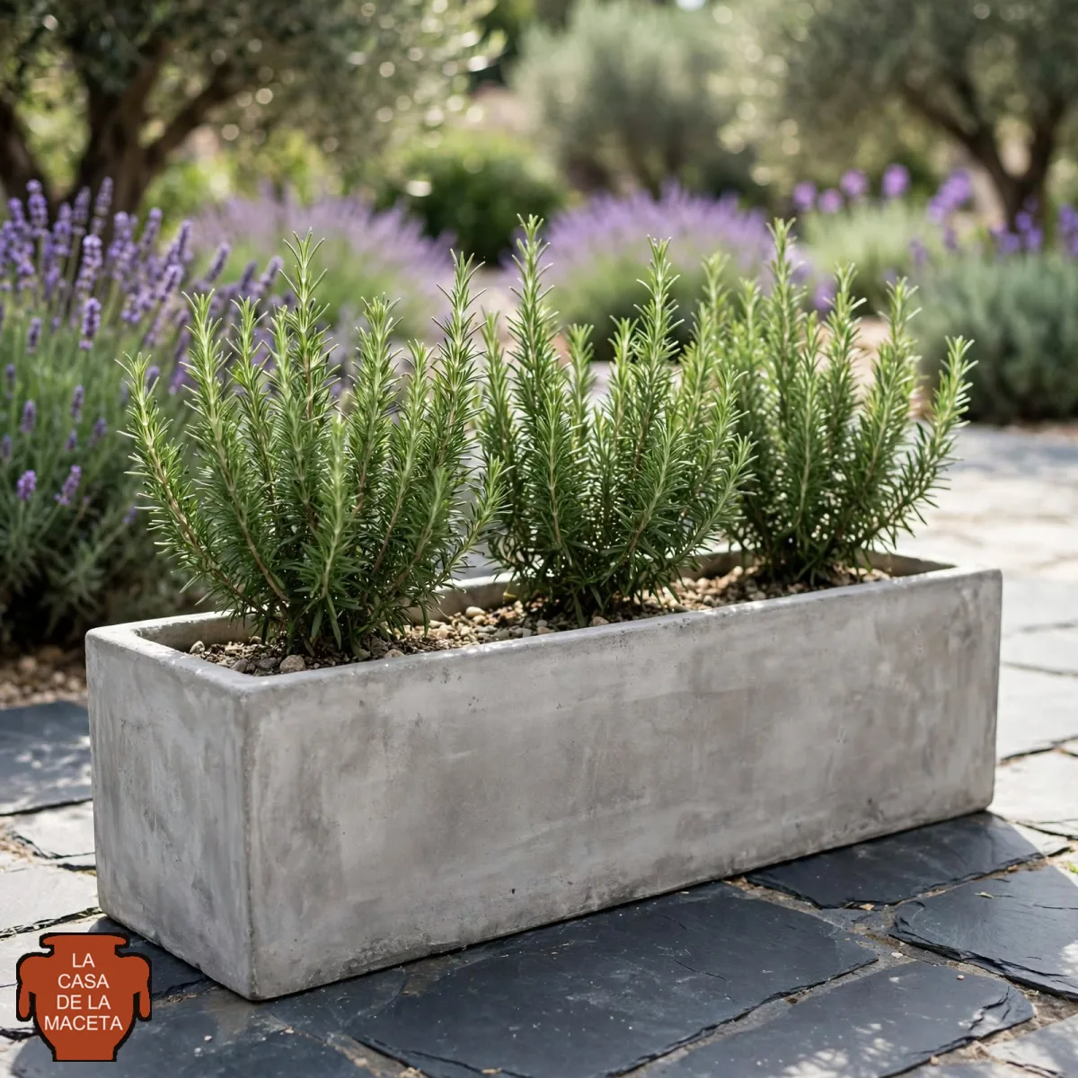 Jardinera de hormigón 80 × 30 × 30